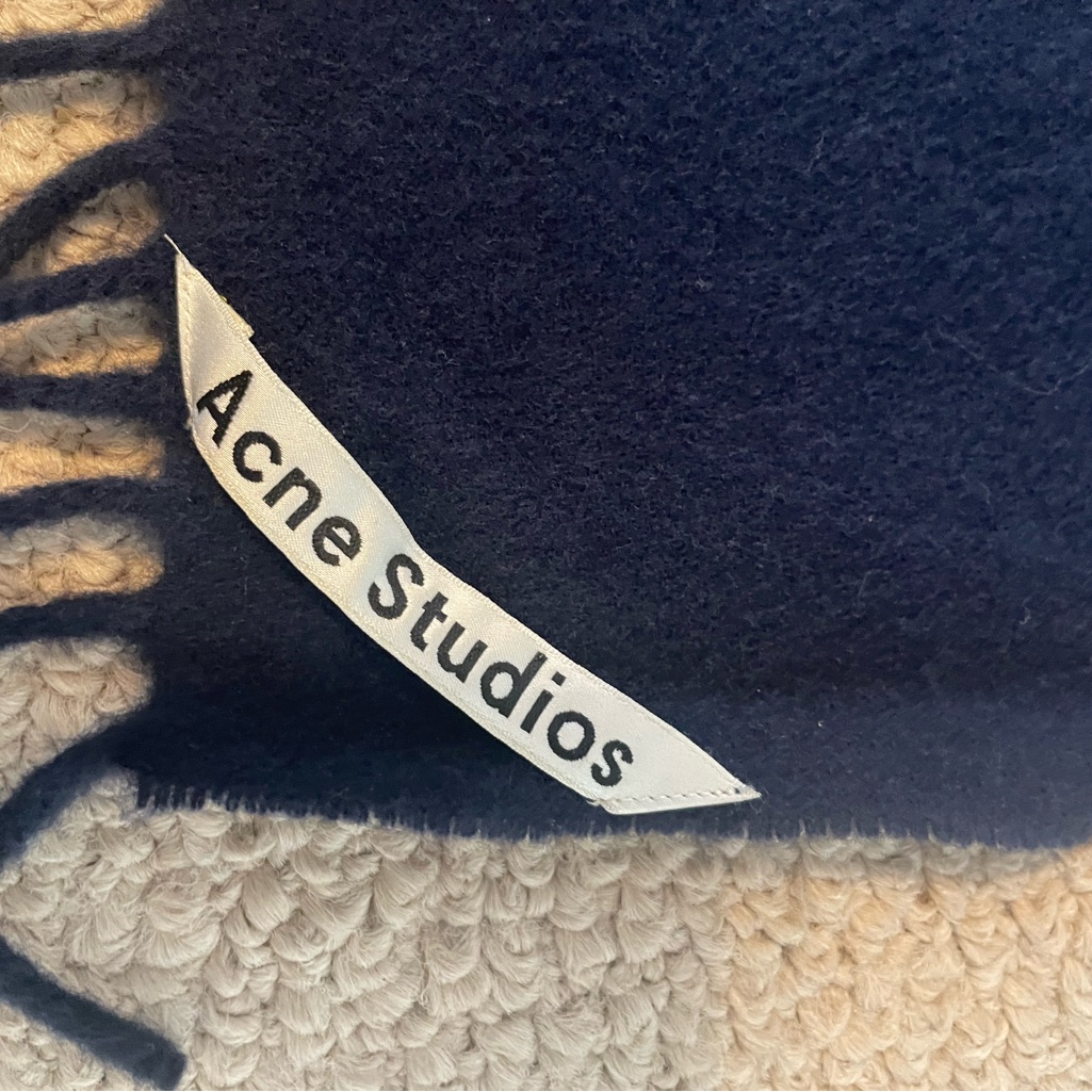 Gorgeous Acne Studios Oversized Scarf Unisex